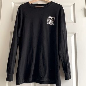 Obey Mens L long sleeve T-shirt